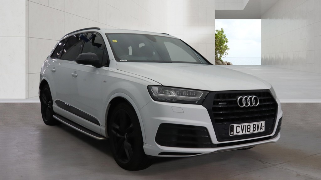 2018 AUDI Q7 3.0 TDI V6 S line,headup,rear climate 22s,side steps,fsh