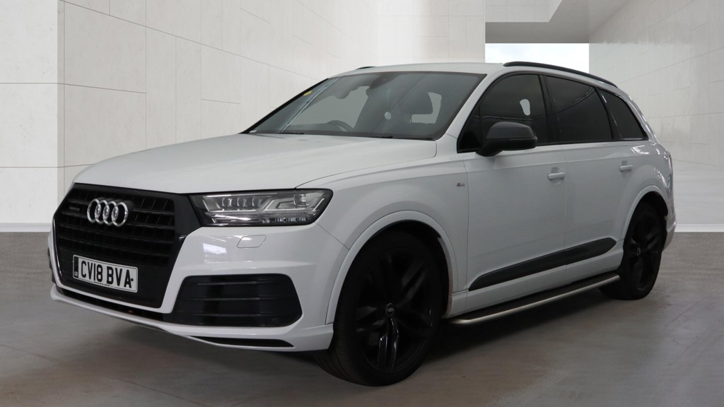 2018 Audi Q7 3.0 TDI V6 S line,headup,rear climate 22s,side steps,fsh, exterior view 2