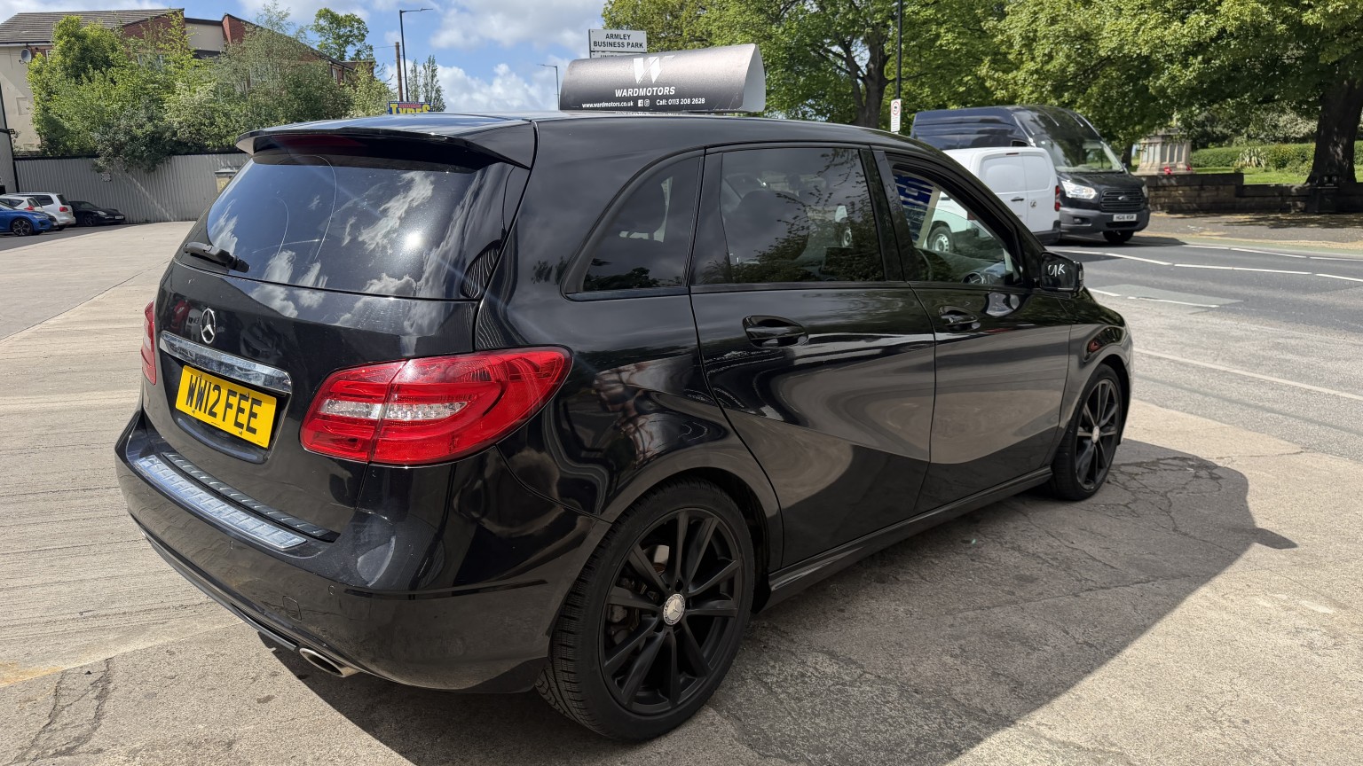 2013 Mercedes-Benz B CLASS 1.5 B180 CDI Sport Diesel Black 5dr LOW TAX+LEATHER+BLUETOOTH, exterior view 4