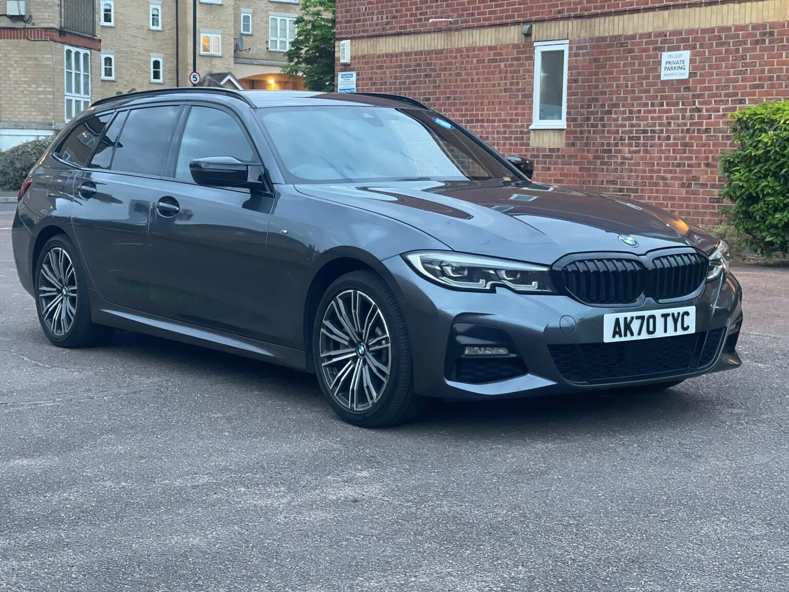 2021 BMW 3 SERIES 2.0 330e 12kWh M Sport Touring Auto Euro 6 (s/s) 5dr for sale, exterior front view