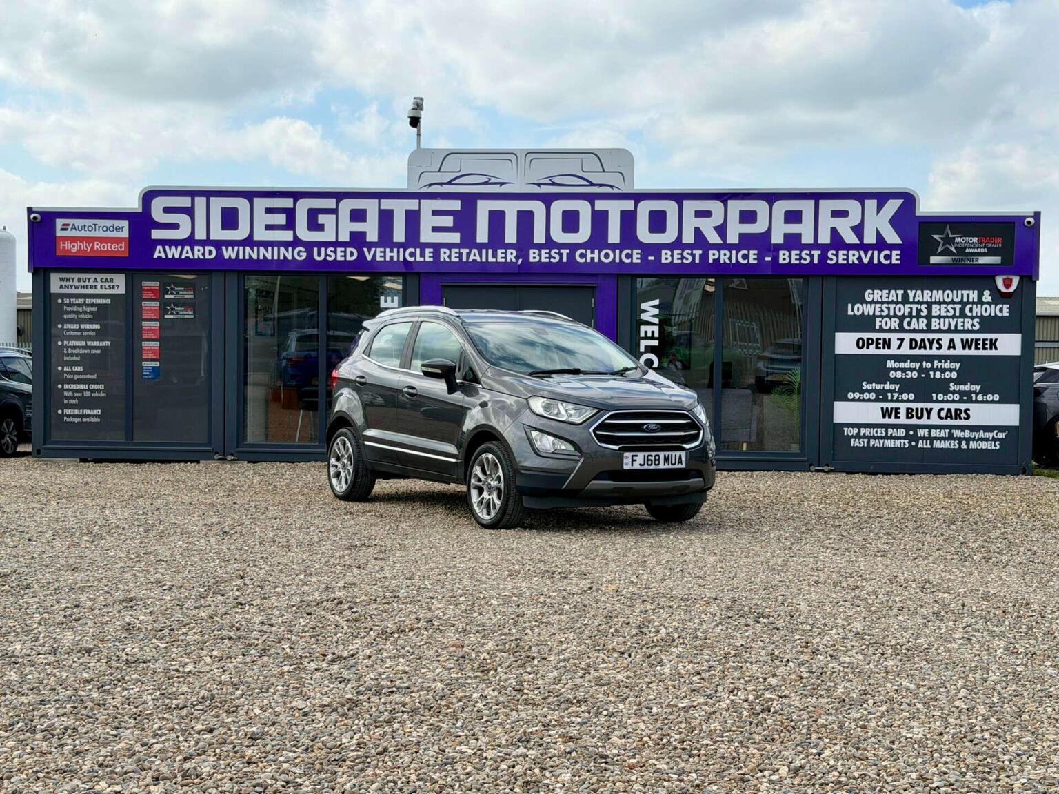2018 FORD ECOSPORT 1.0T EcoBoost Titanium Euro 6 (s/s) 5dr