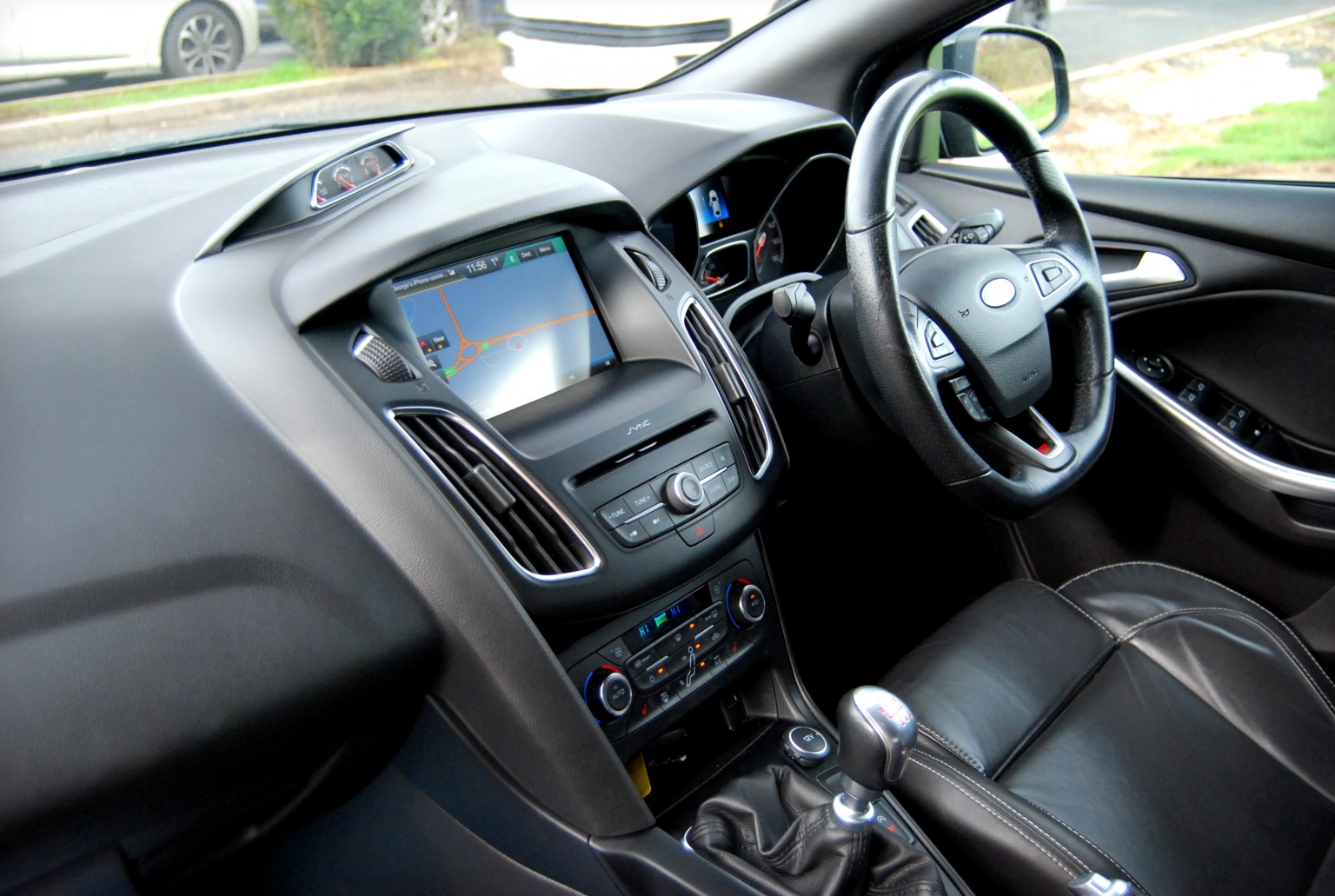 2015 Ford FOCUS ST-3 2.0 EcoBoost - 44,800 miles - Sat Nav, Camera, 19inch Alloys - FSH - Unmodified - Black - SOLD, exterior view 3