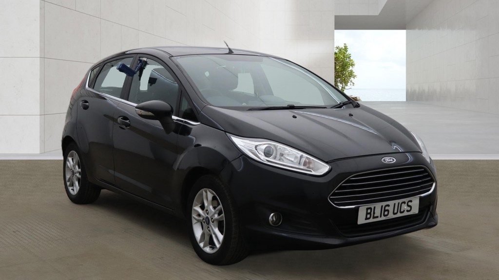 2016 Ford FIESTA 1.0 T EcoBoost Zetec Black 5dr LOW TAX+8 STAMPS, exterior view 3