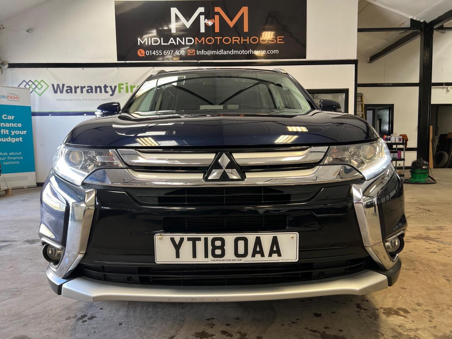 2018 Mitsubishi OUTLANDER 2.2 DI-D 3 Auto 4WD Euro 6 5dr, exterior view 4