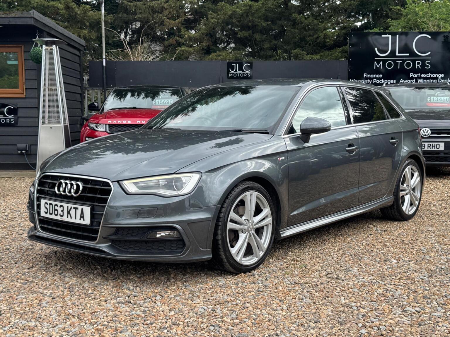 2013 Audi A3 1.6 TDI S line Sportback Euro 5 (s/s) 5dr, exterior view 4